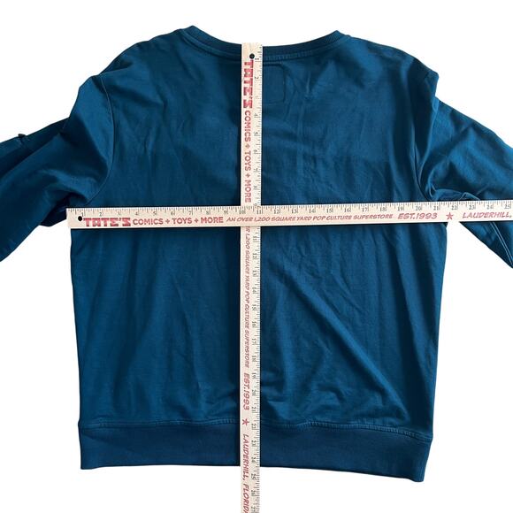 U.S. Polo Assn Teal Ruffle Sweatshirt XL NWT - Picture 7 of 10